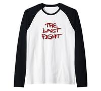 The Last Fight Red Graffiti Style Design Camiseta Manga Raglan