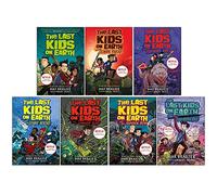 The Last Kids On Earth Series Books 1 - 7 Collection Set By Max Brallier (Last Kids On Earth, Zombie Parade, Nightmare King, Cosmic Beyond, Midnight Blade, Skeleton Road & Doomsday Race)