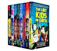 The Last Kids On Earth Series Books 1 - 8 Collection Set By Max Brallier (Last Kids On Earth, Zombie Parade, Nightmare King, Cosmic Beyond, Midnight Blade, Skeleton Road & Forbidden Fortress)