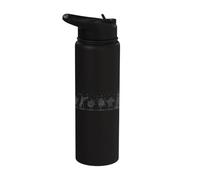 The Last of The Bugs Vintage Insect Music Graphic Stainless Steel Insulated Water Bottle