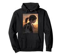 The Last of Us Ellie and Joel Water Color Painting Portraits Sudadera con Capucha