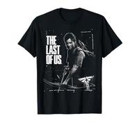 The Last of Us Ellie Readys Bow Black and White Portrait Camiseta