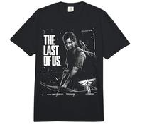 The Last of Us Ellie Readys Bow Black and White Portrait Comfort Colors Adult Heavyweight T-Shirt