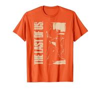 The Last of Us Ellie with Guitar Edgy Video Game Camiseta, Hombre, Naranja, 3XL