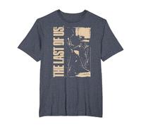 The Last of Us Ellie with Guitar Edgy Video Game Camiseta, Hombre Tallas Grandes, Azul Jaspeado, 4X Alto
