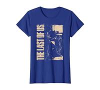 The Last of Us Ellie with Guitar Edgy Video Game Camiseta, Mujer, Azul Real, XL
