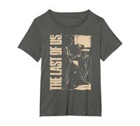 The Last of Us Ellie with Guitar Edgy Video Game Camiseta, Mujer Tallas Grandes, Asfalto, 3XL Grande