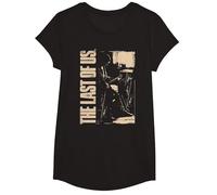 The Last of Us Ellie with Guitar Edgy Video Game Camiseta, Niñas, Negro, M