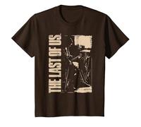 The Last of Us Ellie with Guitar Edgy Video Game Camiseta, Niños, Marrón, 4 años