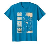 The Last of Us Ellie with Guitar Edgy Video Game Camiseta, Niños, Zafiro, 4 años
