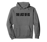 The Last of Us Iconic Distressed Big Chest Logo Sudadera con Capucha, Unisex para Adultos, Asfalto, S