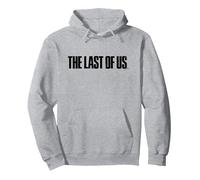 The Last of Us Iconic Distressed Big Chest Logo Sudadera con Capucha, Unisex para Adultos, Gris Jaspeado, L