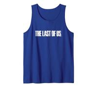 The Last of Us Iconic Distressed Big Chest Logo V2 Camiseta sin Mangas, Hombre, Azul Real, M