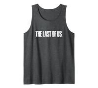 The Last of Us Iconic Distressed Big Chest Logo V2 Camiseta sin Mangas, Hombre, Jaspeado Oscuro, L
