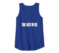 The Last of Us Iconic Distressed Big Chest Logo V2 Camiseta sin Mangas, Mujer, Azul Real, XXL