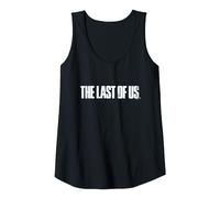 The Last of Us Iconic Distressed Big Chest Logo V2 Camiseta sin Mangas, Mujer, Negro, M