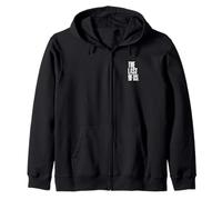 The Last of Us Left Pocket Distressed Logo Dark Lettering Sudadera con Capucha