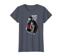 The Last of Us Part II Abby Ellie I'm The One That You Want Camiseta, Mujer, Azul Jaspeado, XL