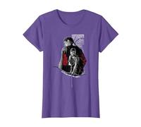 The Last of Us Part II Abby Ellie I'm The One That You Want Camiseta, Mujer, Morado Jaspeado, M