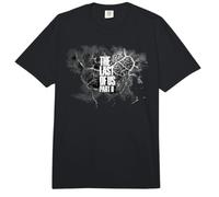 The Last of Us Part II Bold Text Logo Cordyceps Background Comfort Colors Adult Heavyweight T-Shirt