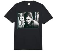 The Last of Us Part II Ellie Black & White Scowling Portrait Comfort Colors Adult Heavyweight T-Shirt