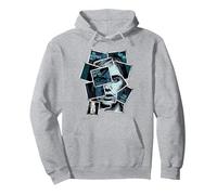 The Last of Us Part II Ellie You Can't Stop This Portrait Sudadera con Capucha, Unisex para Adultos, Gris Jaspeado, S