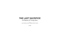 The Last Sacrifice: He Makes All Things New