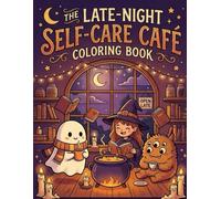 The Late-Night Self-Care Café: Where Lonely Monsters Find Comfort: A Pastel Goth Coloring Journey for Gentle Souls
