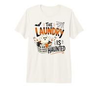 The Laundry Is Haunted Halloween Funny Camiseta Premium