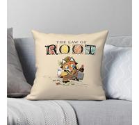 The Law Of Root Boardgame - Funda de almohada cuadrada de poliéster y lino, terciopelo, con cremallera, decoración de habitación