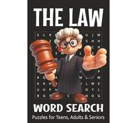 The Law Word Search Puzzle Book: Word Searches with Easy-to-Read Print about Civil Law, Criminal Law, Court Procedure and More I 6x9 inches, 110 pages ... Gift for Vacations, Holidays, and Free Times
