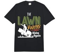 The Lawn Ranger Rides Again - Mower Mowing - Lawn Caretaker Comfort Colors Adult Heavyweight T-Shirt