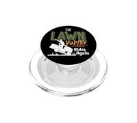 The Lawn Ranger Rides Again - Mower Mowing - Lawn Caretaker PopSockets PopGrip para MagSafe