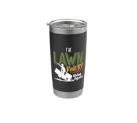 The Lawn Ranger Rides Again - Mower Mowing - Lawn Caretaker Vaso térmico de acero inoxidable de doble pared