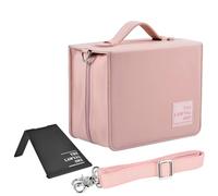 The LAWYAL ONE Habersack 2024 - Funda de piel sintética, incluye bolsillo lateral, marcapáginas, sujetalibros, soporte para libros, piel sintética, color rosa, gris, Bolsa de Habersack