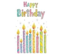 the lazy panda card company Tarjeta de cumpleaños tamaño XXL A4, tarjeta gigante de felicitación de cumpleaños, tarjeta grande para escribir, 300 g/m², con sobre, fabricada en Alemania