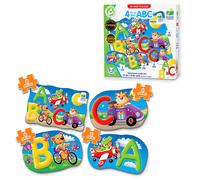 The Learning Journey Mi primer rompecabezas de 4 en la caja - ABC - Educational Toys Toys & Gifts for Boys & Girls de 2 aos y UP - Puzzle Ganning Mu