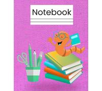 The Learning Worm - Pink Notebook for Kids | Cuaderno Escolar Rosa | Fun Writing Journal - 7.5 x 9.25 in - 110 Pages - Cute School Supplies: Inspires ... - Inspira creatividad en casa o en la escuela