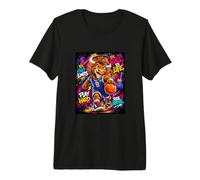 The Legend Basketball Player Graffiti Graphic Art Camiseta Premium