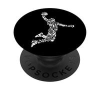 The Legend Basketball Slam Dunk For The Basketball Lovers PopSockets PopGrip Adhesivo