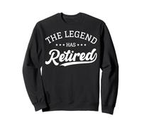 The Legend Has Retirado Jubilación Oficial Hombre #25D4D Sudadera