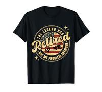 The Legend Has Retired 2026 Not My Problem Anymore Bandera de Estados Unidos Camiseta