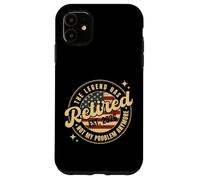 The Legend Has Retired 2026 Not My Problem Anymore Bandera de Estados Unidos Carcasa para iPhone 11