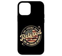 The Legend Has Retired 2026 Not My Problem Anymore Bandera de Estados Unidos Carcasa para iPhone 12 mini