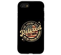 The Legend Has Retired 2026 Not My Problem Anymore Bandera de Estados Unidos Carcasa para iPhone SE (2020) / 7 / 8