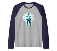 The Legend of Korra Water Tribe Warrior Camiseta Manga Raglan