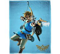 The Legend of Zelda Arrow - Manta de franela supersuave, 160 x 200 cm, manta de forro polar de coral para sofá, manta de forro polar Hyrule Triforce a la izquierda para despertar el paso salvaje