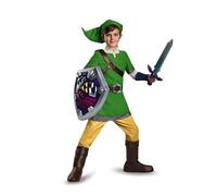 The Legend of Zelda DISK85726K - Disfraz de eslabones de lujo, para niños, talla M