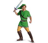 The Legend of Zelda Hombre Classic Trajes Not Applicable, Link, XL