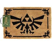 The Legend of Zelda Triforce Logo Brown Door Mat 60x40cm